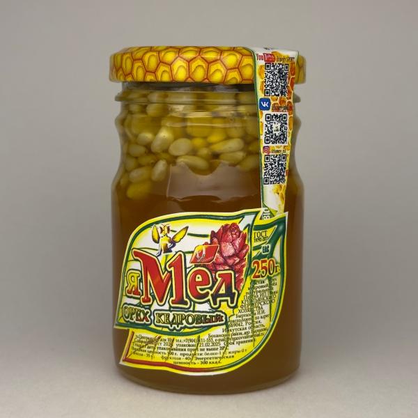 Мёд Я МЁД с кедровым орехом 250 гр ст/б